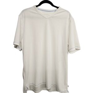 Tommy Bahama IslandZone Performance Tee L White Golf Coastal Resort Preppy